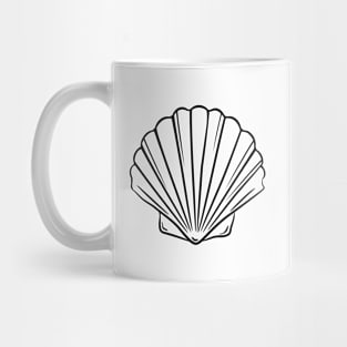 Mermaid Shells Bra T-Shirt Mug